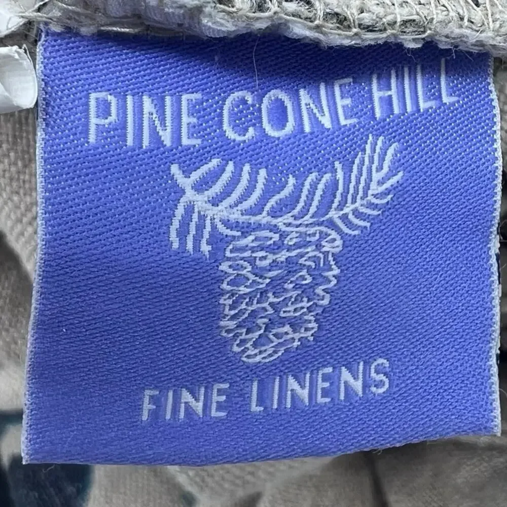 Pine Cone Hill Antigua Linen King 100% Linen Duvet Cover